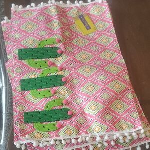 Hobby Lobby Pink and Green Cactus Placemat